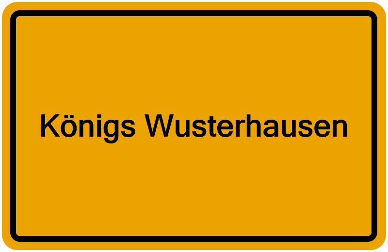 Handelsregisterauszug Königs Wusterhausen